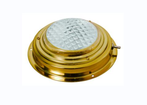 Dome Light in Brass 